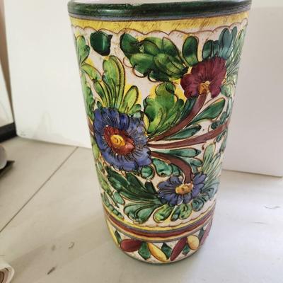 Handmade Umbrella Stand Made in Italy 8x16