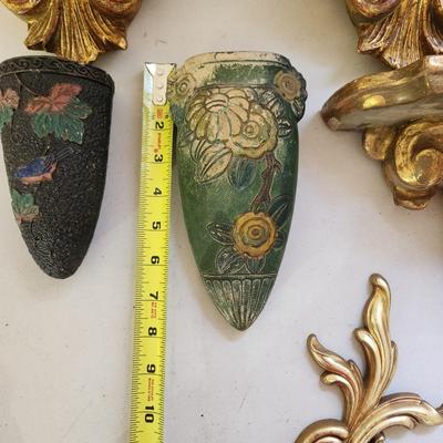 Vintage Wall Decor Japan Italy Syroco Wood