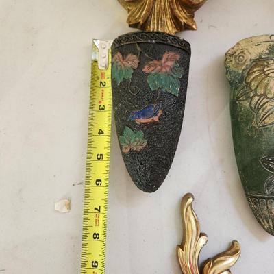 Vintage Wall Decor Japan Italy Syroco Wood