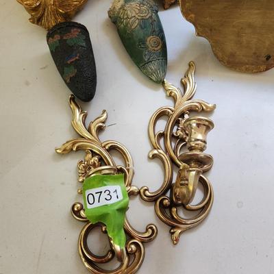 Vintage Wall Decor Japan Italy Syroco Wood