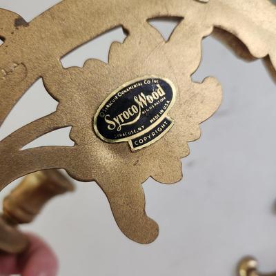 Vintage Wall Decor Japan Italy Syroco Wood