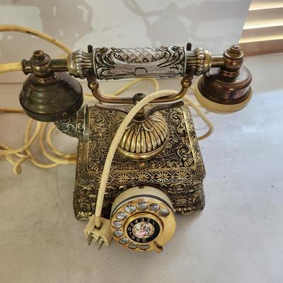 2 Vintage Desk Rotary Telephones