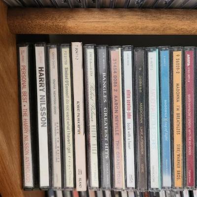 Over 450 Music CD's with Shelving