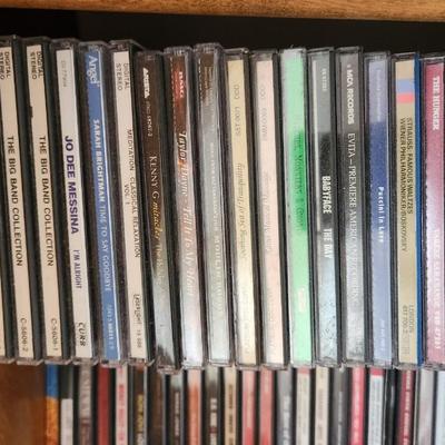 Over 450 Music CD's with Shelving