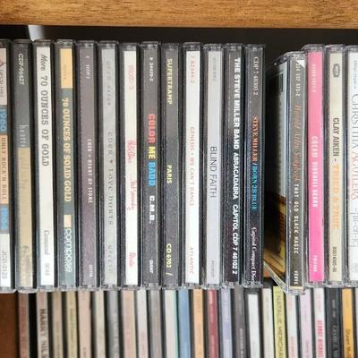 Over 450 Music CD's with Shelving