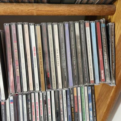 Over 450 Music CD's with Shelving
