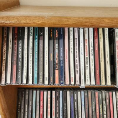 Over 450 Music CD's with Shelving