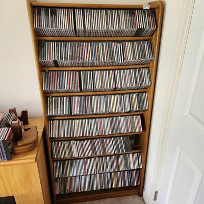 Over 450 Music CD's with Shelving