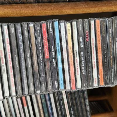 Over 450 Music CD's with Shelving