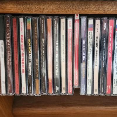 Over 450 Music CD's with Shelving