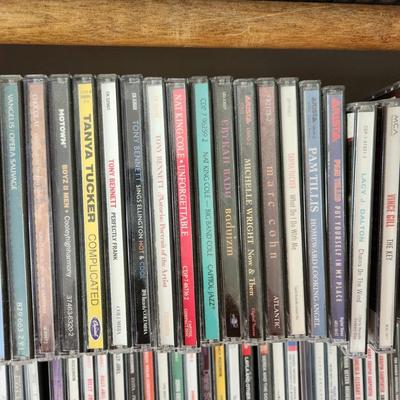 Over 450 Music CD's with Shelving
