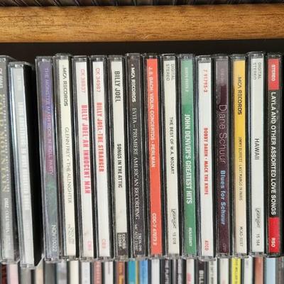 Over 450 Music CD's with Shelving
