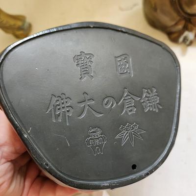 3 metal Statues Buda