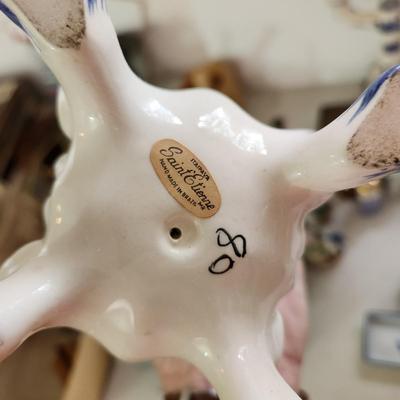 Large Collectable Lot USA Pottery, Brazil Candle Holders, Milk glass and more