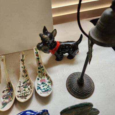 Large Collectable Lot USA Pottery, Brazil Candle Holders, Milk glass and more