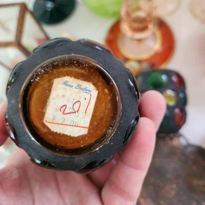 Mixed Collectable Lot Lamp Shade Piggy Bank Clock Glassware Las Vegas Fairies