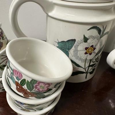 PORTMEIRION THE BOTANIC GARDEN AND BIRDS OF BRITAIN SERVING PIECES