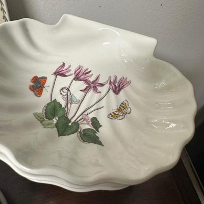 PORTMEIRION THE BOTANIC GARDEN AND BIRDS OF BRITAIN SERVING PIECES