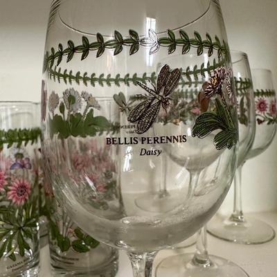 PORTMEIRION THE BOTANIC GARDEN GLASS LOT