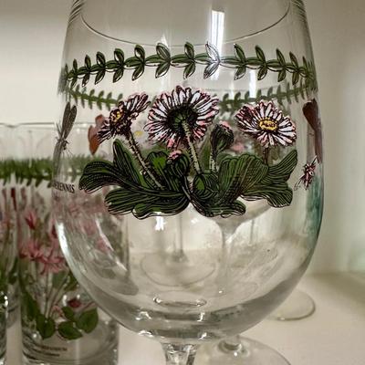 PORTMEIRION THE BOTANIC GARDEN GLASS LOT