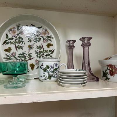 PORTMEIRION KAISER AND MORE GLASS LOT