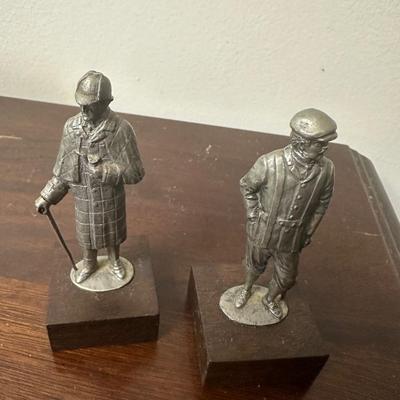 CHINESE POTTERY MALE FIGURE, MARBLES, TRAMP ART & MORE!