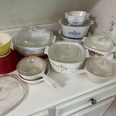 CORNING WARE AND PYREX LOT