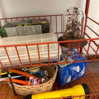 ROLLING CART WITH CONTENTS
