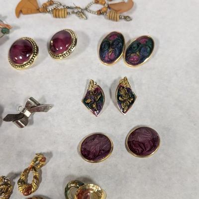 Assortment Of Costume Earrings