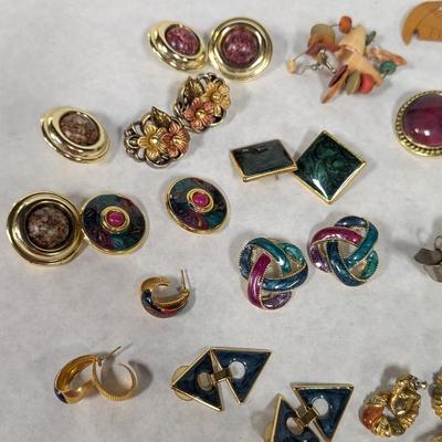 Assortment Of Costume Earrings