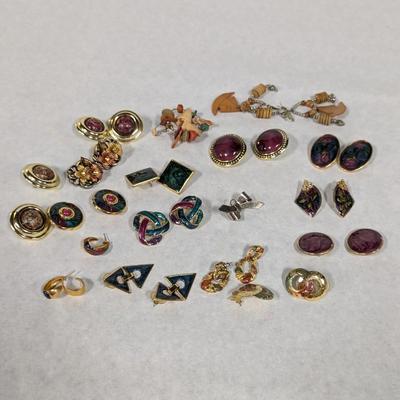 Assortment Of Costume Earrings