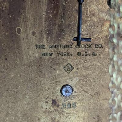 Ansonia Camelback Mantel Clock No Key