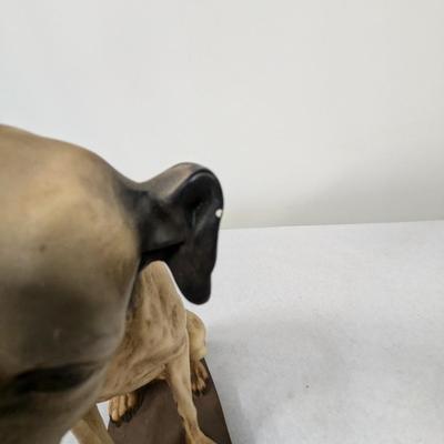 Vintage RCA Victor Ceramic Chalk Ware Dog