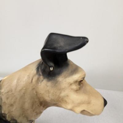 Vintage RCA Victor Ceramic Chalk Ware Dog
