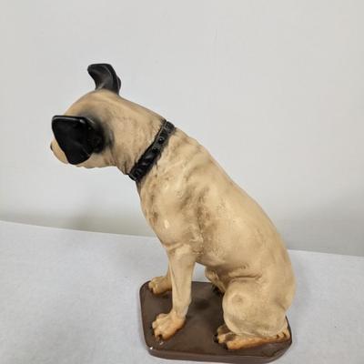 Vintage RCA Victor Ceramic Chalk Ware Dog