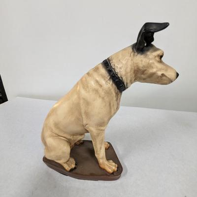 Vintage RCA Victor Ceramic Chalk Ware Dog