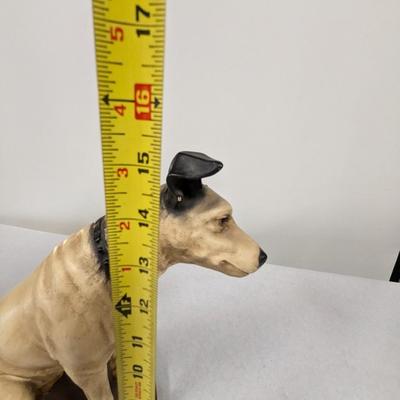 Vintage RCA Victor Ceramic Chalk Ware Dog