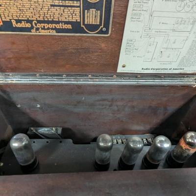 Antique 1920's RCA Radiola 20 5 Tube Radio Model AR-918