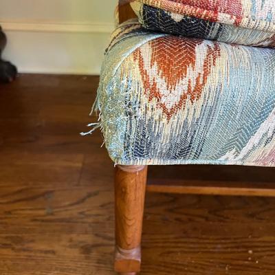 Wood & Fabric Armchair (PB-MK)
