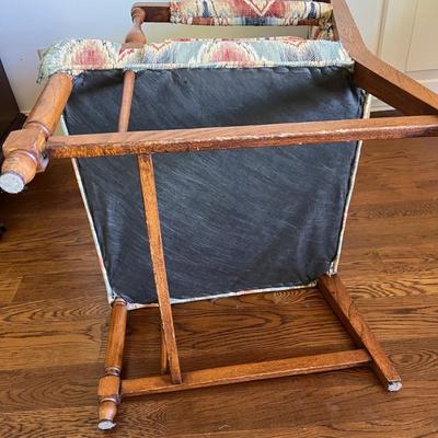 Wood & Fabric Armchair (PB-MK)