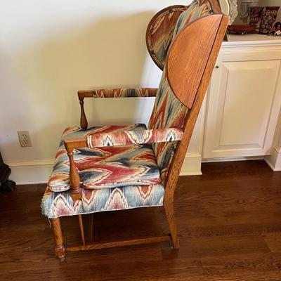 Wood & Fabric Armchair (PB-MK)