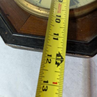 Vintage Regulator Wall Clock No Key