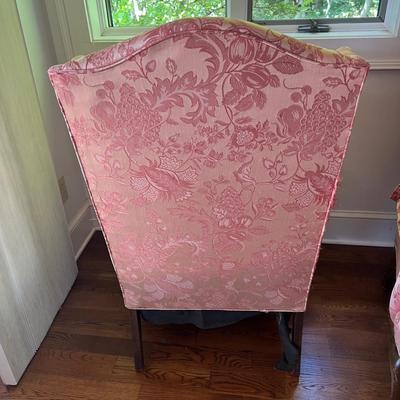 Matching Fabric Wing-backed Chairs (PB-MK)