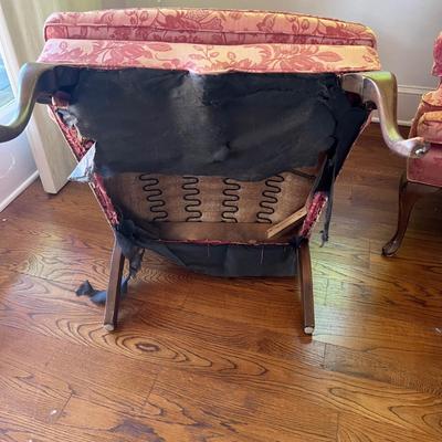 Matching Fabric Wing-backed Chairs (PB-MK)