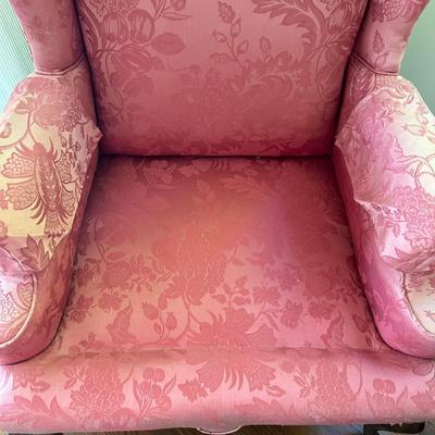 Matching Fabric Wing-backed Chairs (PB-MK)