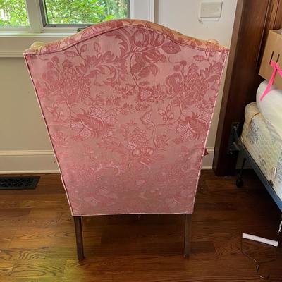 Matching Fabric Wing-backed Chairs (PB-MK)