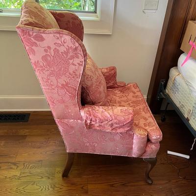 Matching Fabric Wing-backed Chairs (PB-MK)