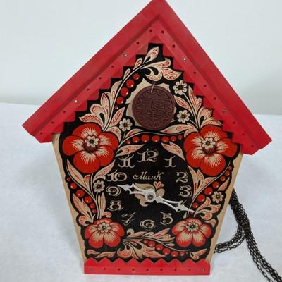 Vintage Soviet Cuckoo Clock USSR