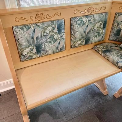 Solid Birch Wood Corner Nook Kitchen Dining Table Set