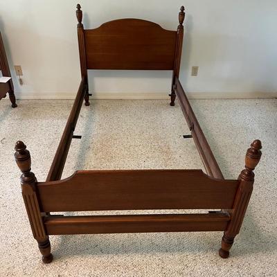 Two Wooden Twin Bedframes (BB-MK)
